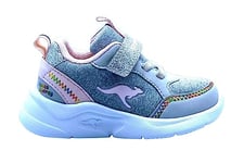 KangaROOS Garçon Fille K-NY Chip Ev Basket, Vapor Grey Frost Pink, 22 EU