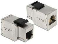 DELOCK – Keystone Module RJ45 jack > RJ45 jack Cat.6 (86141)