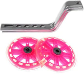 SHANGHh 12-20 Inch Bike Training Wheels Bike Stabilizers (Including Components) fit for Kids Bicycle Training Replacement Stabilizer Wheels (Pink)