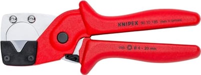 KNIPEX Coupe-tube pour tuyaux multicouche et pneumatiques en plastique renforcé de fibres de verre 4 - 20 mm 90 10 185