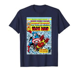 Marvel Double Feature Captain America & Iron Man Comic Cover T-Shirt