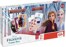 Frozen II Game Box 3 Games in 1 - Pairs & Old Maid & Charades - Stocking Filler