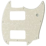 Musiclily Pro Aged White Pearl HH Pickguard For Squier Bullet Mustang Guitar