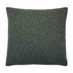 furn. Malham Shearling Fleece Square Cushion Cover - Dark Grey - One Size