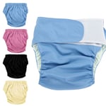 Adult Cloth Diaper Reusable Washable Adjustable Large Nappy Blue305 GF0