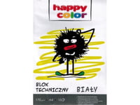 Happy Color Tekniskt Block A4 10K Vit 170G