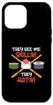 Coque pour iPhone 12 Pro Max They See Me Rollin They Hatin Rouleau à sushi japonais