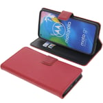 Bag for Motorola Moto G8 Power Book-Style Protection Case Phone Case Book Red