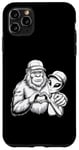 Coque pour iPhone 11 Pro Max Funny Cryptid Bigfoot Alien Love Valentine Monster Femme Homme