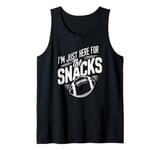 Funny Football Snacks Game Day Design Lovers Tank Top