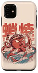 iPhone 11 Takoyaki Attack Octopus Kaiju Food Squid Wave Japanese Snack Case