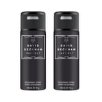 David Beckham - 2x Instinct Deodorant Spray 150 ml