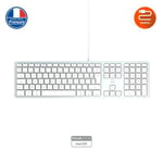 Clavier Filaire MOBILITY LAB USB pour MAC Pro APPLE (ARGENT)