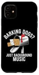 Coque pour iPhone 11 Des chiens qui aboient ? Just Background Music Mail Carrier Postal Work