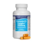 Curcumin 12000mg C3 Complex | Active Ingredient of Turmeric | 90 Capsules