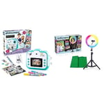 Studio Creator Photo Creator Instant, Kids Digital Camera with Built-In Printer, 250+ Dry Prints, 4GB Micro SD Card Included, Rechargeable, (CLK 004) Black