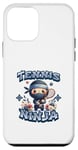 Coque pour iPhone 12 mini Squash mignon de jeu de court de tennis Ninja