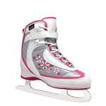 Azly Figure Ice Skates, High Top Lace Up Skating Shoes with Stainless Steel Spiral Blade, Pink Fashion Waterproof Mesh Shoes, for Women Youth,31