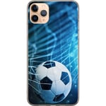 Apple iPhone 11 Pro Max Transparent Mobilskal Fotboll