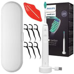 PHILIPS Sonicare 2100 elektrisk tandborste HX3651/13 sonic grå plus tillbehör Grå