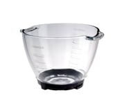 Kenwood Bol mélangeur en verre Chef AT550, accessoire pour robots de cuisine Kenwood des séries KVC 3, 5 et 7, Ecru