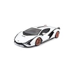 BBURAGO - 1/18 Lamborghini SIAN Hybride - Blanche et Noire -