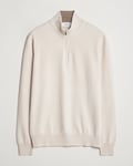 Gran Sasso Wool/Cashmere Half Zip Cream