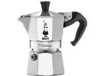 Bialetti 0002380, Mokabryggare, 0,4 l, Rostfritt stål, Gjuten aluminium, Polypropylen (PP), Plast