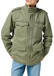 Wrangler Men's Field Jacket, Green Olive, XXXL