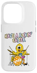 Coque pour iPhone 14 Pro Batteur de Pâques avec poussin - Have A Rockin' Easter - Professeur de batterie