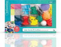 Infantino Sensory Balls Blocks & Buddies Set BPA Free Activity Toy 20Pieces 0m+