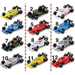 Robetoy Leksaker Cars Bilar 61748 F1 Formel 1 Racer Racerbil 7cm 3.Vit Flames