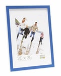 Deknudt Frames S43AK6 Cadre Photo Bois Bleu/Blanc 15 x 15 cm