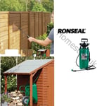 HIGH QUALITY RONSEAL SHED & FENCE PRESSURE PUMP SPRAYER PAINT GUN SPRAY C00553