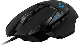 Logitech G502 HERO Souris Gamer Filaire Haute Performance, Capteur Gaming HERO 25K, 25 600 PPP, RVB, Poids Ajustable, 11 Boutons Programmables, Mémoire Intégrée, PC/Mac - Noire