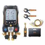 Kit Connecté Testo 557s Avec Flexibles - Kit Manomètre Froid 4 Voies - Testo : 05645572