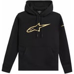 Hoodie alpinestars - Gilded pullover svart large bomull