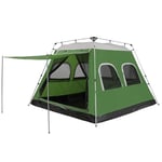 Nologo CKQ-KQ Tente de camping à réglage instantané, légère et facile à installer Tente 3 personnes, convient pour sac à dos de camping 270 × 270 × 200 cm