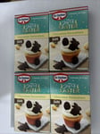 4x Dr Oetker Chocolate Bunnies Easter Baking Cake Decorations dark choc bunnys