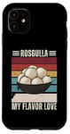 Coque pour iPhone 11 Rosgulla Vintage My Flavor Love Retro Rosgulla Food Lover