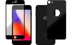 Novodio Total Armor 9h Glass Noir - Vitres Protection Avant/Arrière Iphone 8