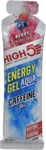 HIGH5 Caffeine Energy Gels Aqua - Quick Release Sports Gels to Power Muscles for