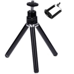 Mini Tripod - Smartphone og kamera stativ - Sort