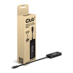 Club3D CSV-1553 USB Type-C to Triple DisplayPort MST Hub, 3x DisplayPort Outputs