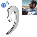 Bone Conduction Bluetooth V4.1 Sports Headphone Earhook Headset, For iPhone, Samsung, Huawei, Xiaomi, HTC and Other Smart Phones or Other Bluetooth Audio Devices Ou Rui Ka Ke Ji (Color : Silver)