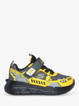 Skechers Kids' Skech Tracks Trainers, Yellow/Charcoal