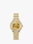 Bulova 97L176 Women's Crystal Bracelet Strap Watch, Gold