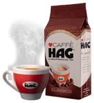 Hag Classic Decaffeinated Ground Coffee for Moka Coffee Maker 250 g