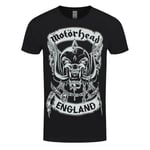 Motorhead Unisex Adult England Crest T-Shirt - XXL