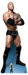 The Rock Dwayne Johnson Arms Crossed WWE  Lifesize & FREE Mini Cardboard Cutout